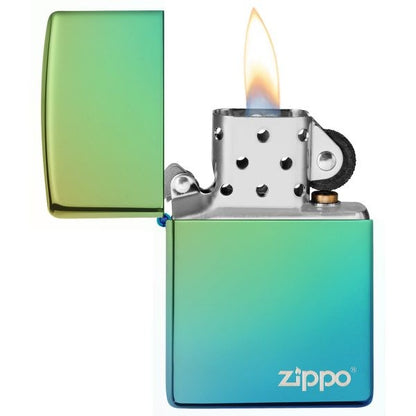 Classic High Polish Teal Logo - Zippo - vista 2