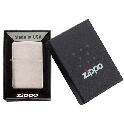 Encendedor Brushed Finish Chrome - Zippo