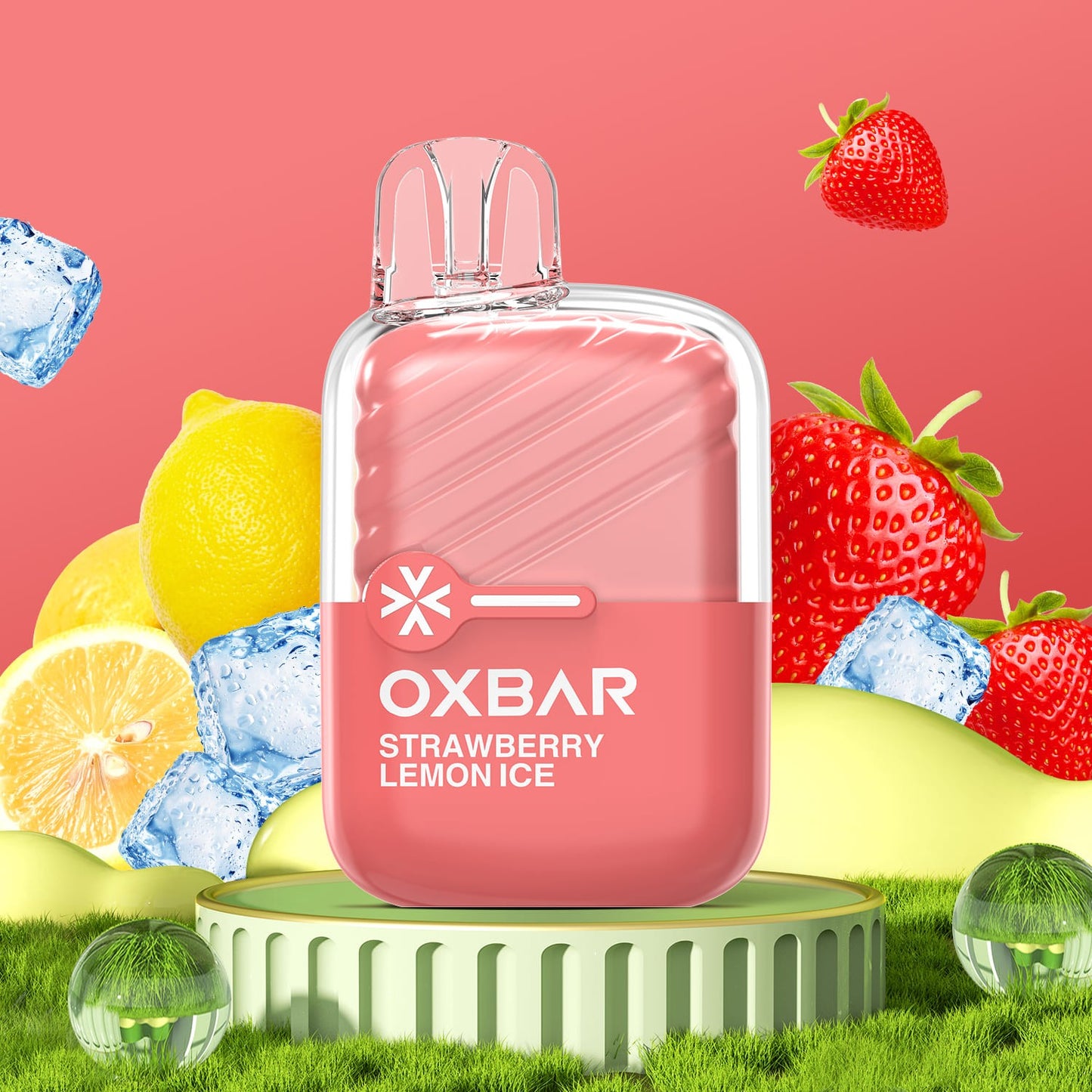Vaporizador Mini 2200 Limón Frutilla Ice - Oxbar - vista 3