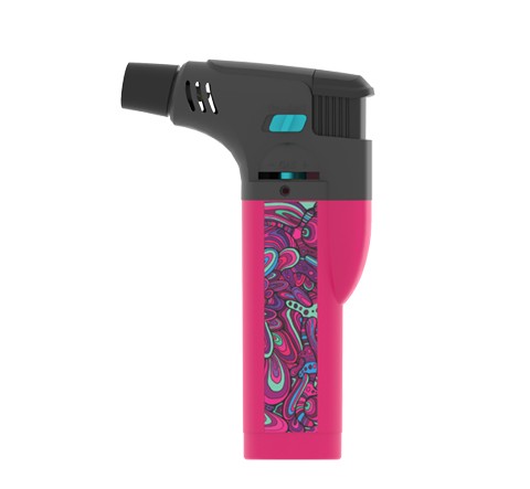 Encendedor Torch ZT-70 ROSA/MUKTICOLOR - Zengaz