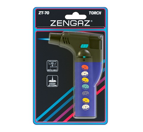 Encendedor Torch ZT-70 AZUL/DONAS - Zengaz - vista 2