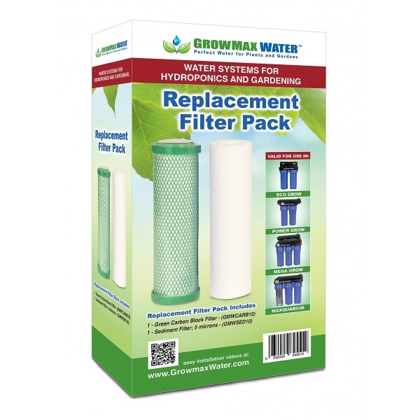 PACK DE FILTROS DE REEMPLAZO POWER/MEGA GROW - GROW MAX