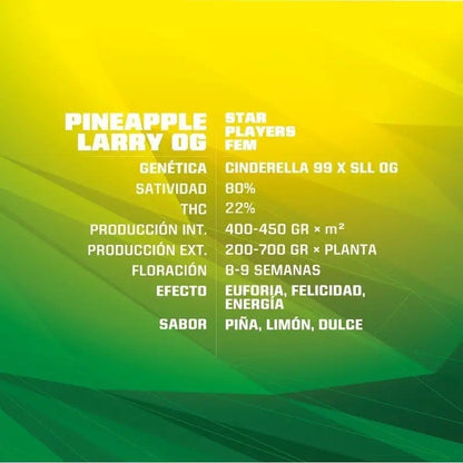 Pineapple Larry OG Fem X12 - Bsf - vista 2