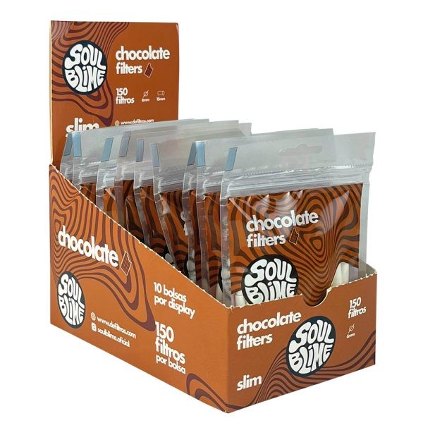 Filtro Slim Chocolate 10U - Soulblime