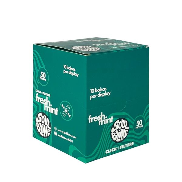 Filtro Slim Menta Click 10U - Soulblime