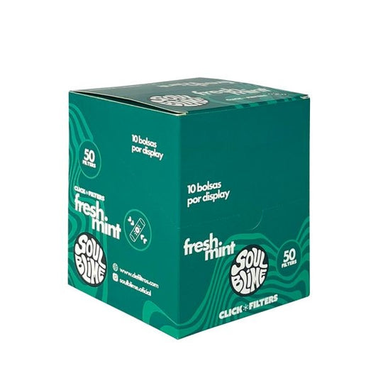 Filtro Slim Menta Click 10U - Soulblime