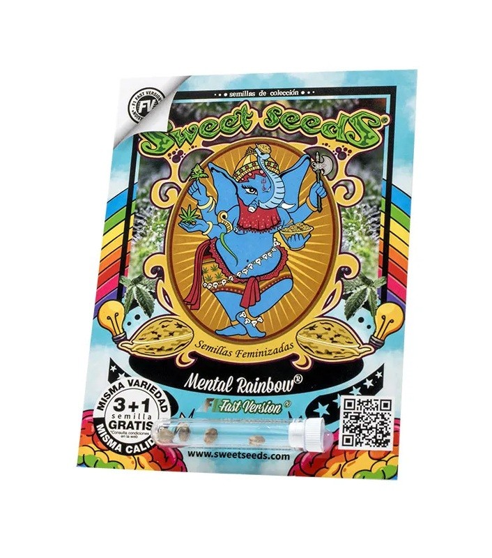 Mental Rainbow F1 Fast Version X3+1 - Sweet Seeds