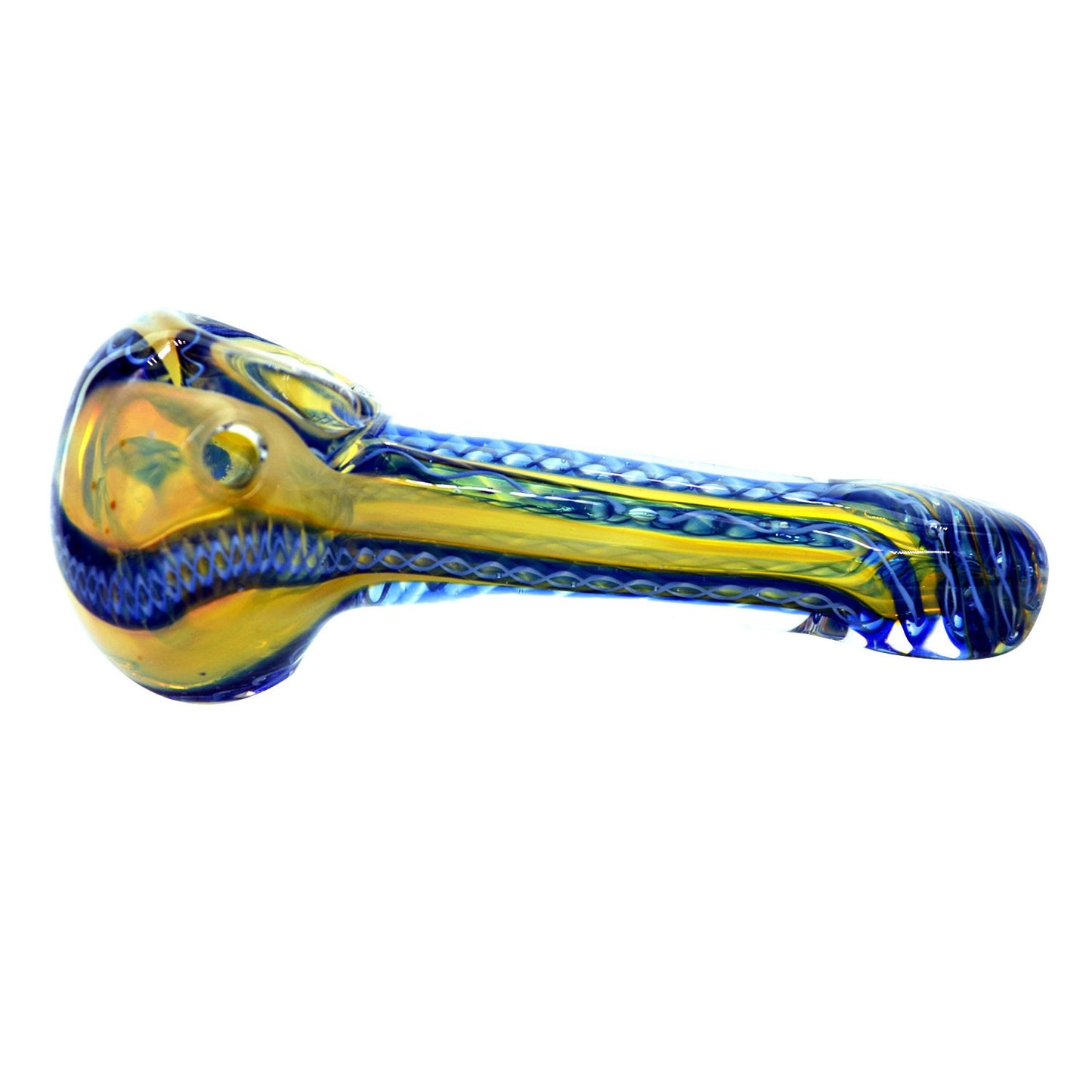 Pipa 9CM Pyrex Kraken 34 - Top Smoke