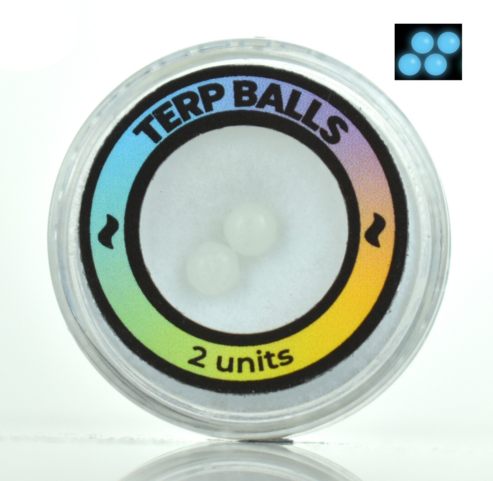 Luminous Terp Balls 4MM Blue (Glow in The Dark) - Calvo