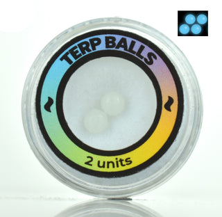 Luminous Terp Balls 4MM Blue (Glow in The Dark) - Calvo