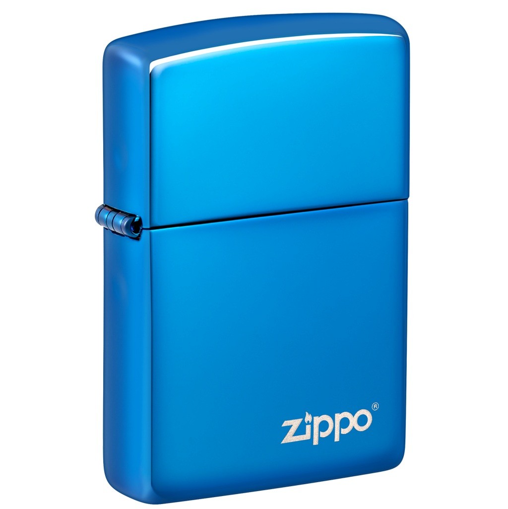 Hig Polish Blue Logo - Zippo