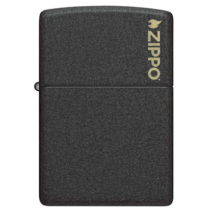 Classic Black Crackle Logo - Zippo - vista 2