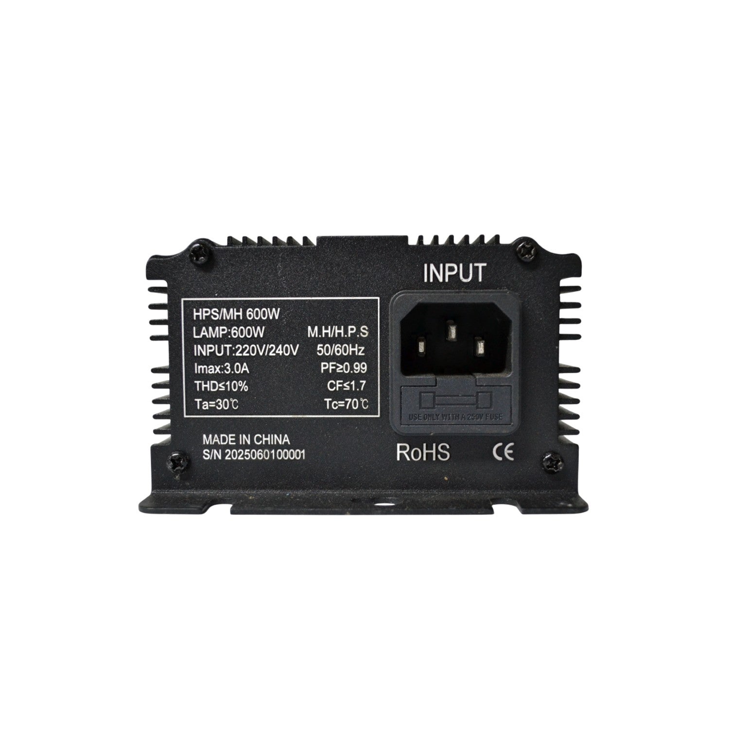 Balastro Electronico Dimmeable 250-600W - Kasvi - vista 2