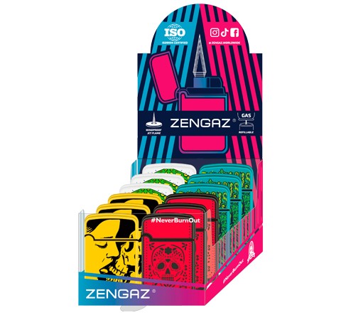 Encendedor ZL Skulls 12UD - Zengaz