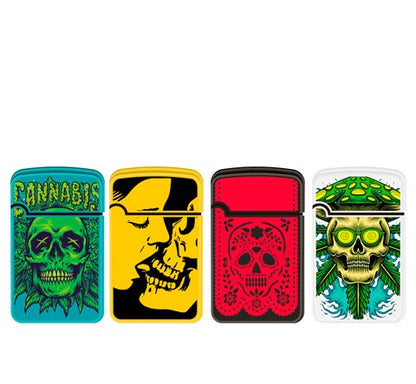 Encendedor ZL Skulls 12UD - Zengaz - vista 2