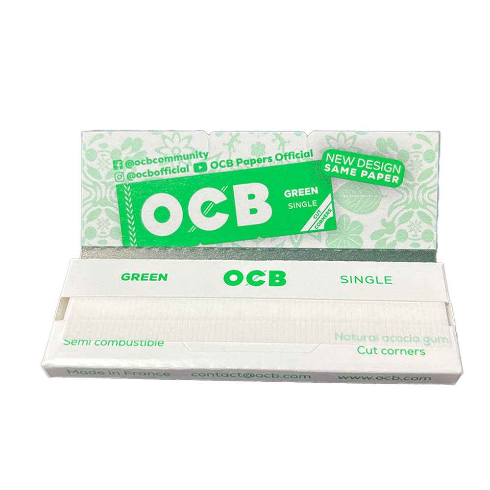 Papelillo Verde Display 50U - Ocb - vista 2