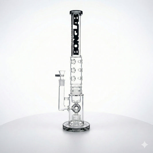 The Trash Clear Black Big Logo - Bonglab