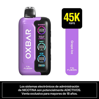 Vaporizador Trifusion 45K Grape Ice - Oxbar - vista 2