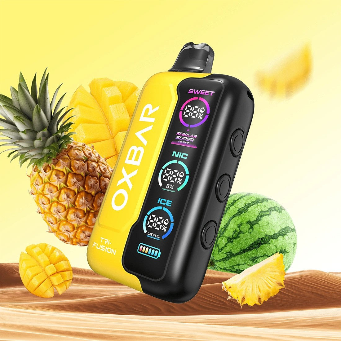Vaporizador Trifusion 45K Pineapple Mango Watermelon - Oxbar - vista 2
