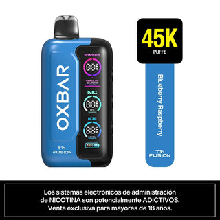 Vaporizador Trifusion 45K Blueberry Raspberry - Oxbar