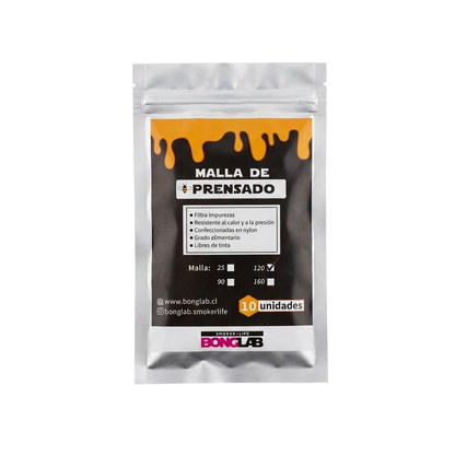 Malla de Rosin 120 Micras - Bonglab