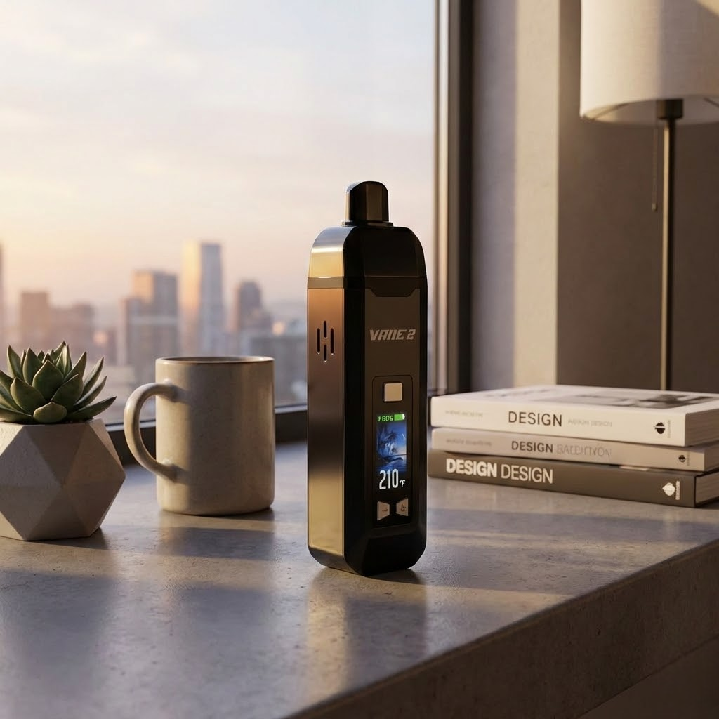 Vaporizador Hierba Seca Vane 2 Obsidian Black - Yocan - vista 3