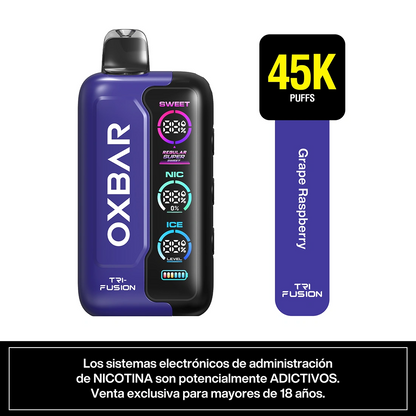 Vaporizador Trifusion 45K Grape Raspberry - Oxbar