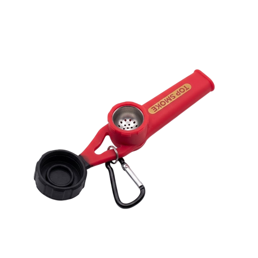 Pipa Pocket Travel Red Garnet - Top Smoke