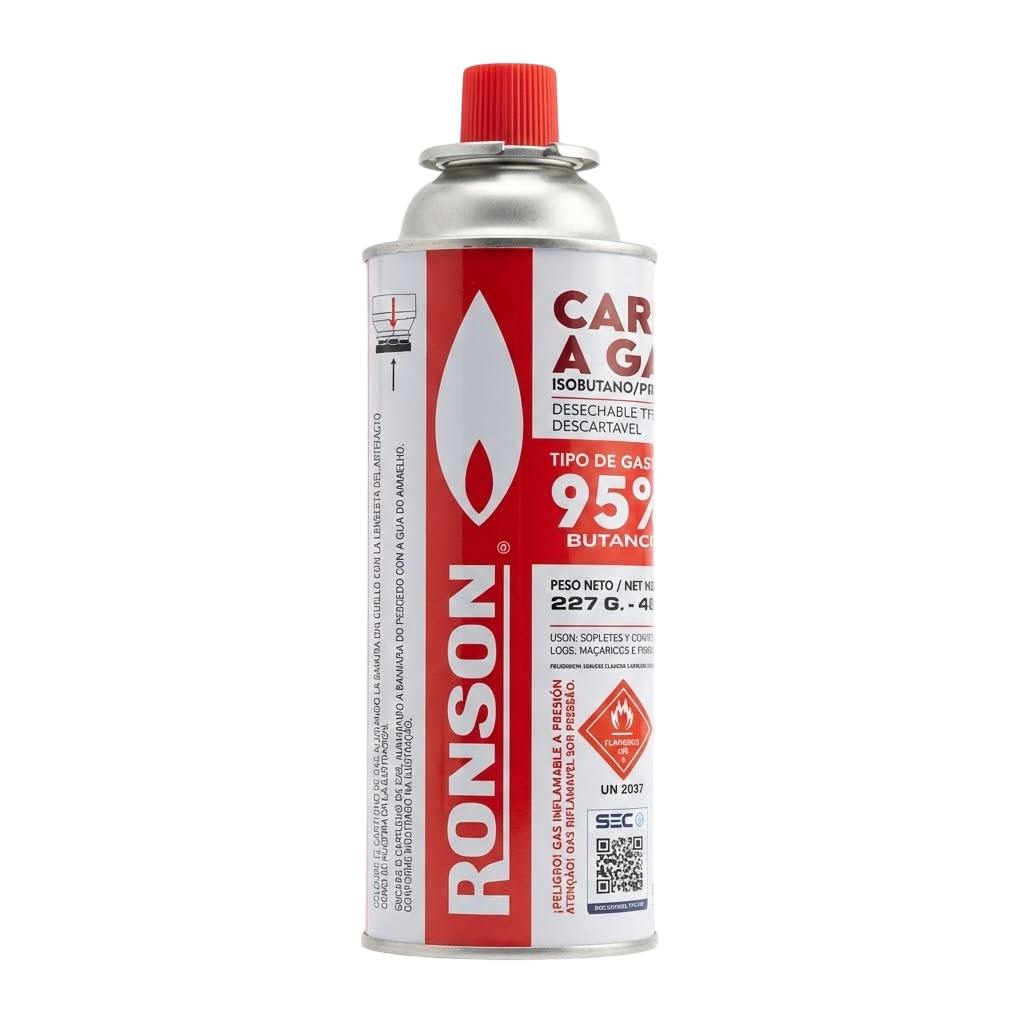 Gas BUTANO/PROPANO Alta Pureza (Extracciones Bho) 400ML - Ronson