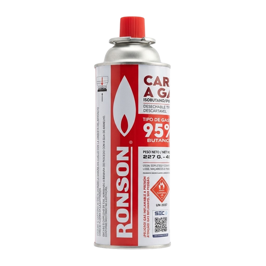Gas BUTANO/PROPANO Alta Pureza (Extracciones Bho) 400ML - Ronson