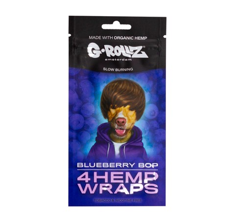 Hemps Wraps X4 Blueberry Caja 15U - G - Rollz - vista 2