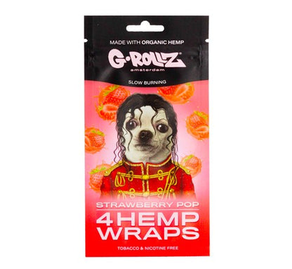 Hemps Wraps X4 Strawberry Caja 15U - G - Rollz - vista 2