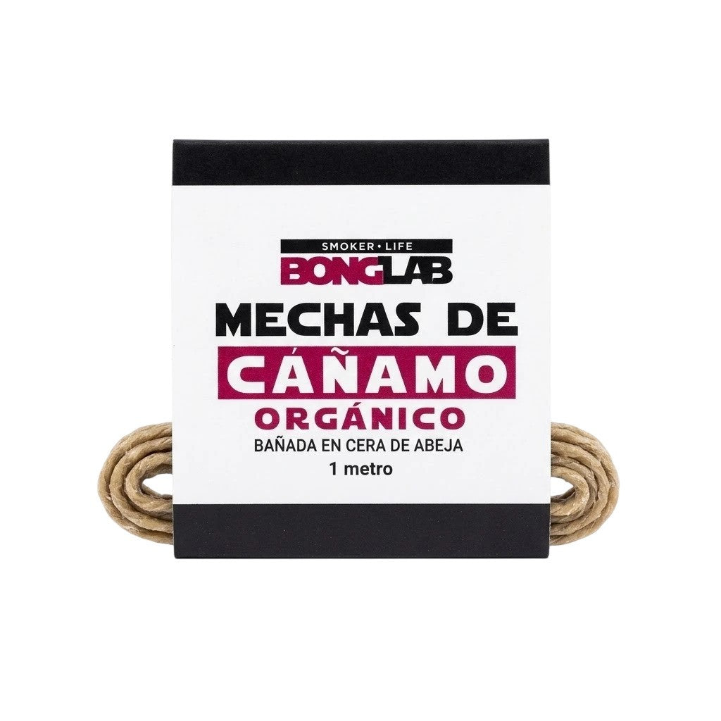 Mecha Cáñamo Orgánico 1 Mt - Bonglab