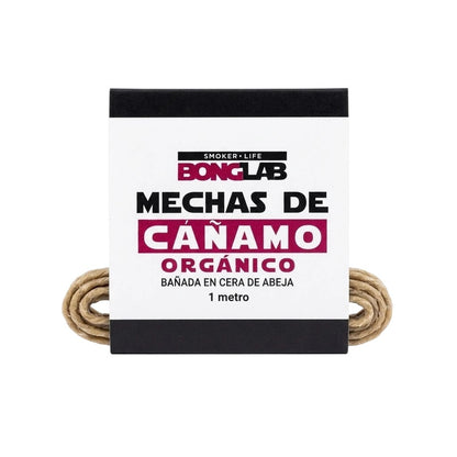 Mecha Cáñamo Orgánico 1 Mt - Bonglab