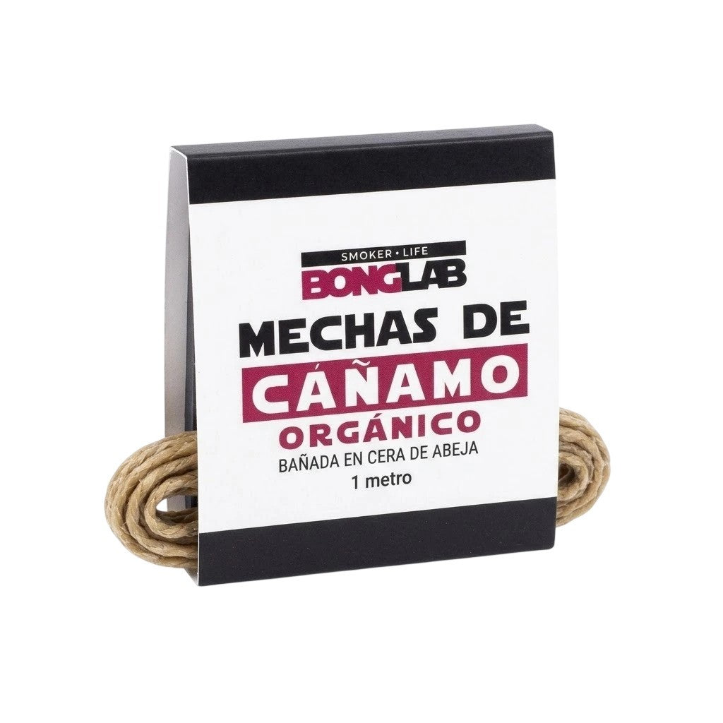 Mecha Cáñamo Orgánico 1 Mt - Bonglab - vista 2