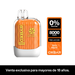 Vaporizador G8000 Zero Tutti Frutti - Oxbar