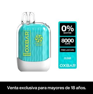 Vaporizador G8000 Zero Clear - Oxbar