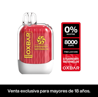 Vaporizador G8000 Zero Strawberry Watermelon - Oxbar