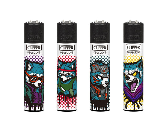 Encendedor Display Clásico Racoons 24U - Clipper