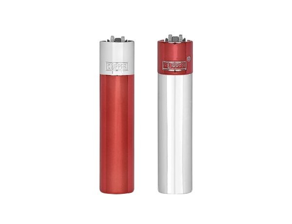 Encendedor Metálico Silver Devil 12U - Clipper - vista 2