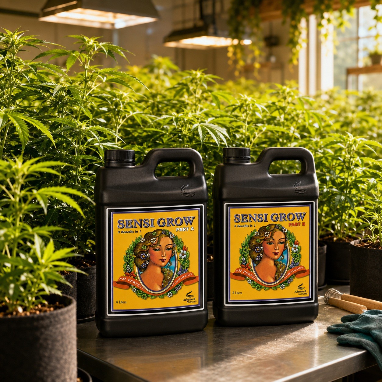 pH Perfect Sensi Grow A+B 4L - Advanced Nutrients - vista 2