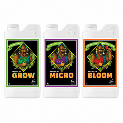 pH Perfect GROW+MICRO+BLOOM 4L - Advanced Nutrients