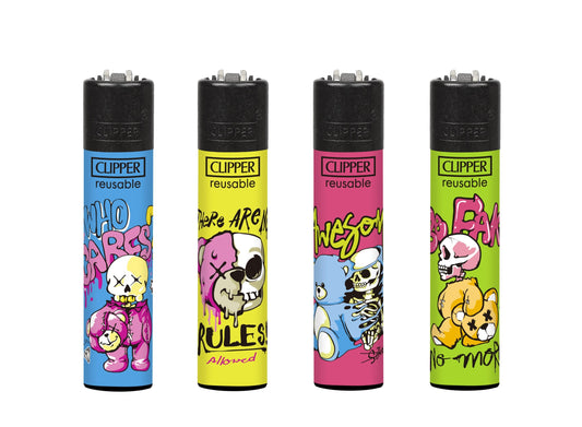 Encendedor Bear Skulls 24U - Clipper