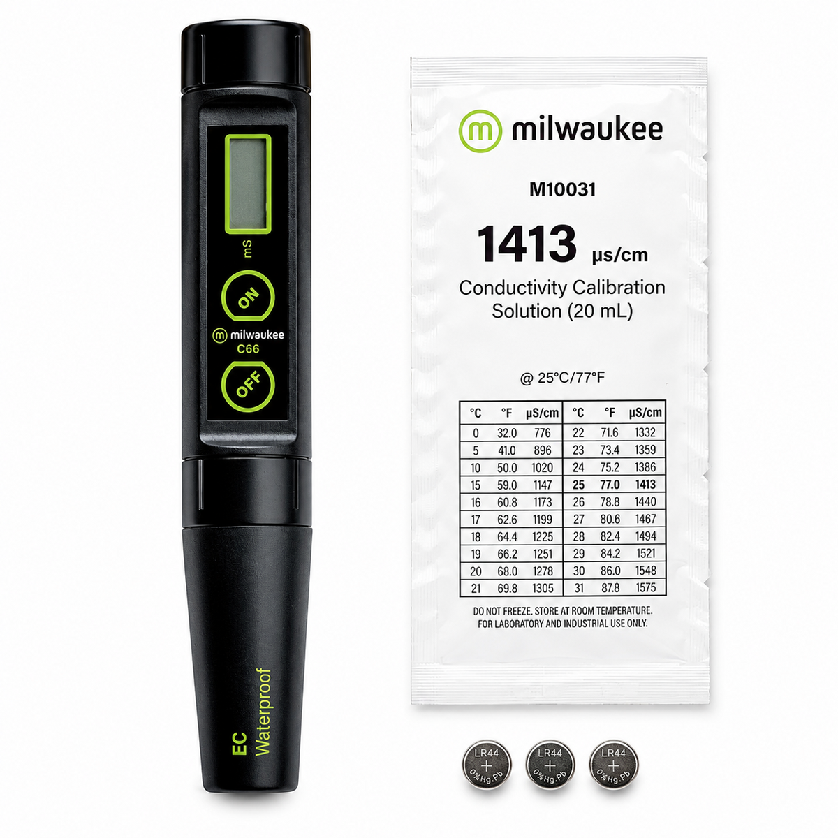 C66 Medidor EC Waterproof-milwaukee