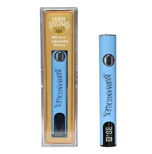 Batería Tipo C con Cable con Pantalla Light Blue - Brass Knuckle
