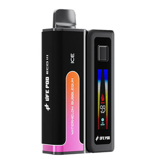 Kit Vape + Recarga Eco 3 20.000 Puffs Watermelon Bubblegum - Life Pod
