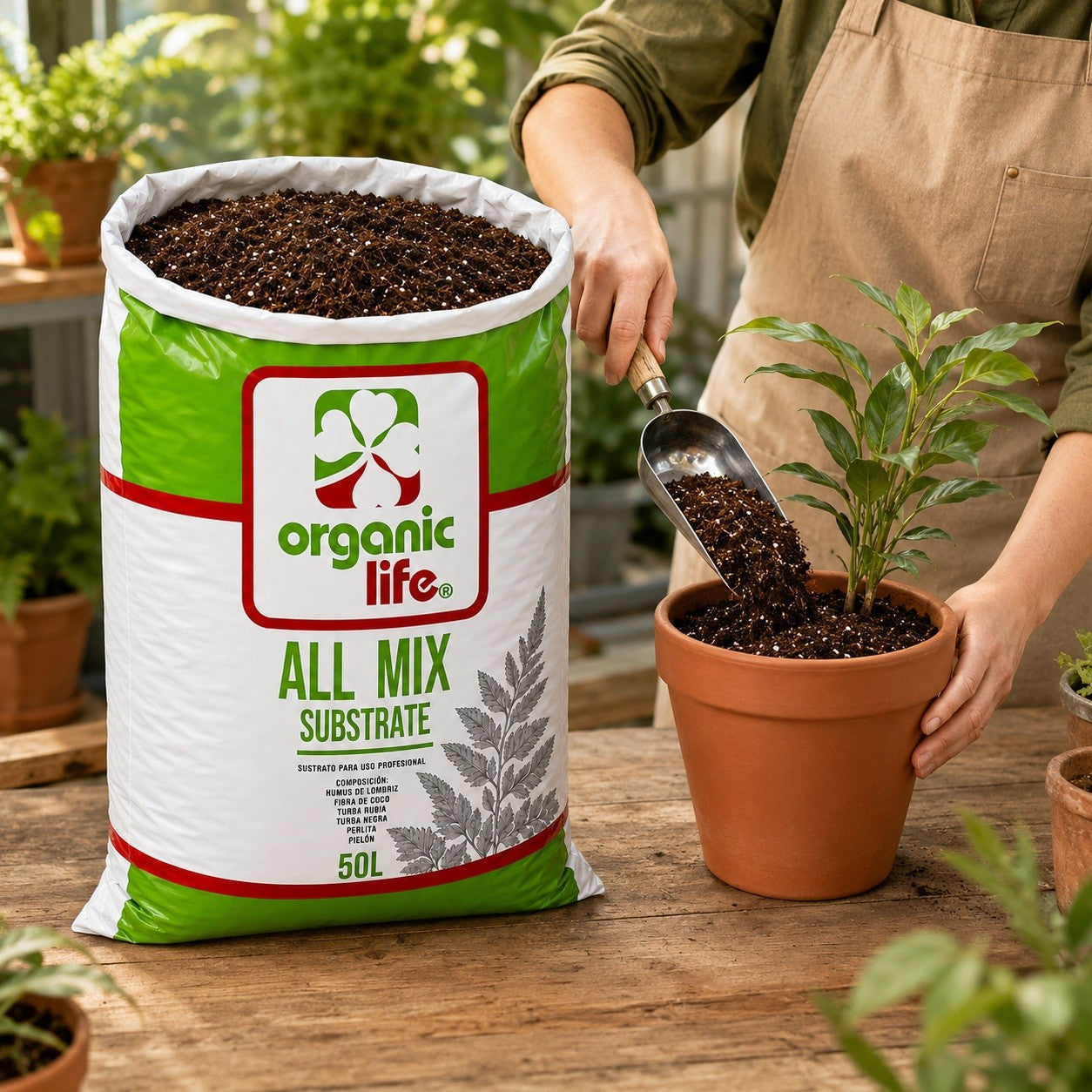 Sustrato All Mix 50 Lt - Organic Life - vista 4
