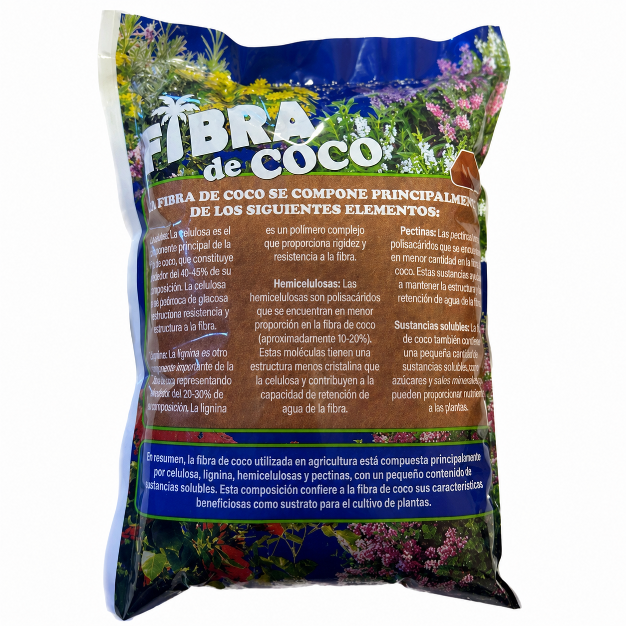 Fibra de Coco 2.5 Lt - Organic Life - vista 4