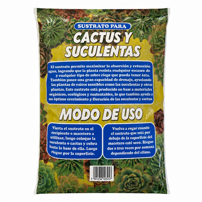 Sustrato Suculentas y Cactus 2.5 Lt - Organic Life - vista 2