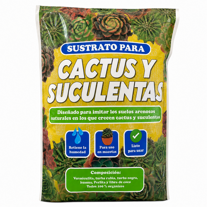 Sustrato Suculentas y Cactus 2.5 Lt - Organic Life - vista 3